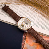 Tommy Hilfiger Weston Chronograph Silver Dial Brown Leather Strap Watch For Men - 1710501 Buy Now By Tommy Hilfiger