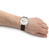 Tommy Hilfiger Weston Chronograph Silver Dial Brown Leather Strap Watch For Men - 1710501 Buy Now By Tommy Hilfiger