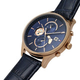 Tommy Hilfiger Weston Chronograph Blue Dial Blue Leather Strap Watch For Men - 1710503 Buy Now By Tommy Hilfiger