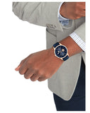 Tommy Hilfiger Weston Chronograph Blue Dial Blue Leather Strap Watch For Men - 1710503 Buy Now By Tommy Hilfiger