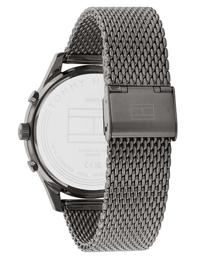 Tommy Hilfiger Weston Chronograph Grey Dial Grey Mesh Bracelet Watch For Men - 1710506 Buy Now By Tommy Hilfiger