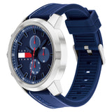 Tommy Hilfiger Wynwood Chronograph Blue Dial Blue Silicon Strap Watch For Men - 1710582 Buy Now By Tommy Hilfiger
