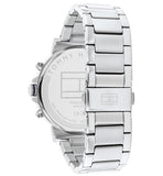 Tommy Hilfiger Tyson Chronograph Blue Dial Silver Steel Strap Watch For Men - 1710588 Buy Now By Tommy Hilfiger