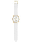 Michael Kors Hadyn Chronograph White Dial White Rubber Strap Watch for Women - MK7484 Buy Now By Michael Kors