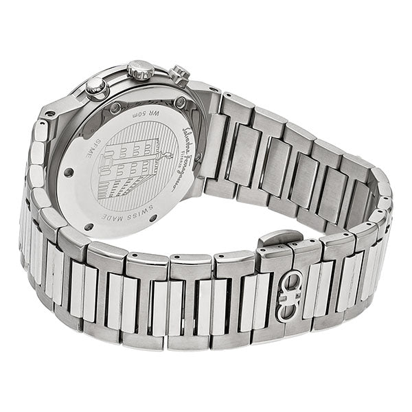 Salvatore Ferragamo Sapphire Chrono Green Dial Silver Steel Strap Watch for Men - SFME00421 Buy Now By Salvatore Ferragamo
