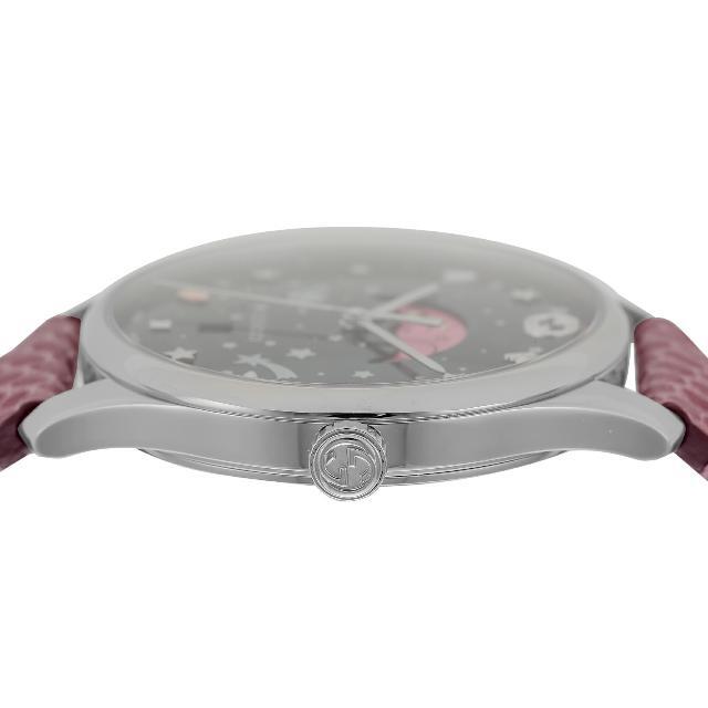 Gucci G-Timeless Moonphase Black Dial Pink Leather Strap Watch For Women - YA1264046 Buy Now By Gucci