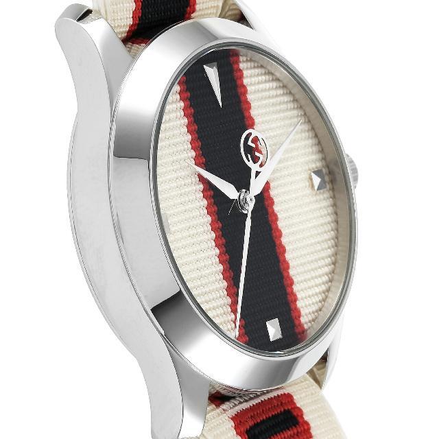 Gucci G Timeless Quartz White Dial Two Tone NATO Strap Watch For Men - YA1264071 Buy Now By Gucci