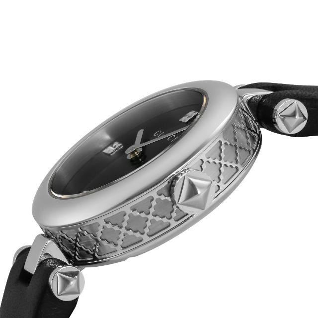 Gucci Diamantissima Quartz Diamonds Black Dial Black Leather Strap Watch for Women - YA141506 Buy Now By Gucci