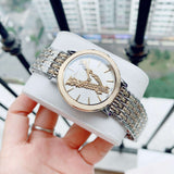 Versace Virtus Quartz White Dial Two Tone Steel Strap Watch for Women - VEHC00719 Buy Now By Versace