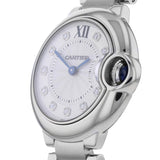 Cartier Ballon Bleu de Cartier Diamonds Silver Dial Silver Steel Strap Watch for Women - WE902073 Buy Now By Cartier