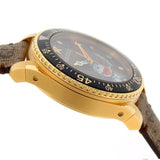 Gucci Dive Doraemon Quartz Brown Dial Brown Leather Strap Watch For Men - YA136335 Buy Now By Gucci