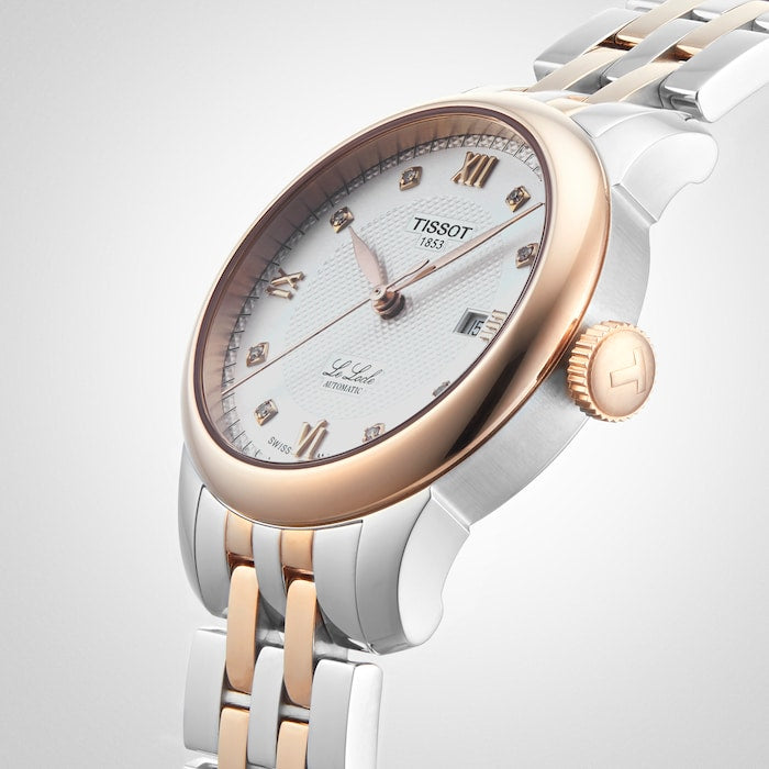 Tissot Le Locle Lady Automatic Diamonds Silver Dial Two Tone Steel Strap Watch For Women - T006.207.22.036.00 Buy Now By Tissot