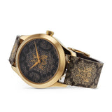 Gucci G Timeless Brown Dial Brown Leather Strap Watch For Men - YA1264068 Buy Now By Gucci