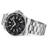 Gucci Dive Quartz Black Dial Silver Steel Strap Watch For Men - YA136301A Buy Now By Gucci