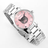 Gucci G Timeless Quartz Mother of Pearl Pink Dial Silver Steel Strap Watch For Women - YA1265013 Buy Now By Gucci