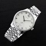 Gucci G Timeless Automatic Silver Dial Silver Steel Strap Watch for Men - YA126354 Buy Now By Gucci