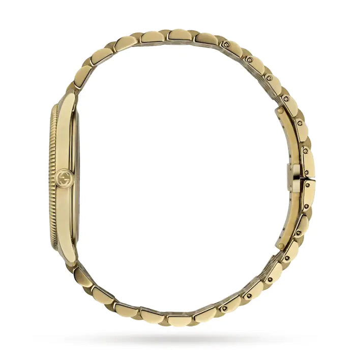 Gucci G Timeless Quartz Silver Dial Gold Steel Strap Watch For Women - YA1264155 Buy Now By Gucci