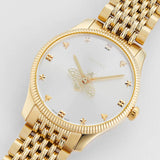 Gucci G Timeless Quartz Silver Dial Gold Steel Strap Watch For Women - YA1264155 Buy Now By Gucci