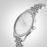 Gucci G Timeless Quartz Silver Dial Silver Steel Strap Watch For Women - YA1264153 Buy Now By Gucci
