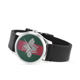 Gucci G Timeless Quartz Green & Red Dial Black Leather Strap Watch For Men - YA1264149 Buy Now By Gucci
