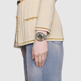 Gucci Grip Chronograph Disney Black Dial Silver Steel Strap Watch For Men - YA157307 Buy Now By Gucci