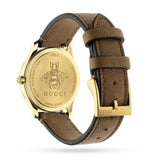 Gucci G Timeless Quartz Silver Dial Brown Leather Strap Watch For Women - YA1265022 Buy Now By Gucci