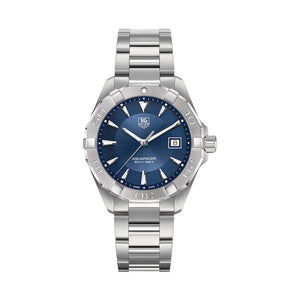 Tag Heuer Aquaracer Quartz Blue Dial Silver Steel Strap Watch for Men - WAY1112.BA0928 Buy Now By Tag Heuer