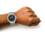 Tag Heuer Aquaracer Quartz Black Dial Silver Steel Strap Watch for Men - WAY111Z.BA0928 Buy Now By Tag Heuer