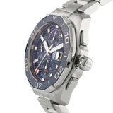 Tag Heuer Aquaracer Calibre 16 43mm Blue Dial Silver Steel Strap Watch for Men - CAY211B.BA0927 Buy Now By Tag Heuer