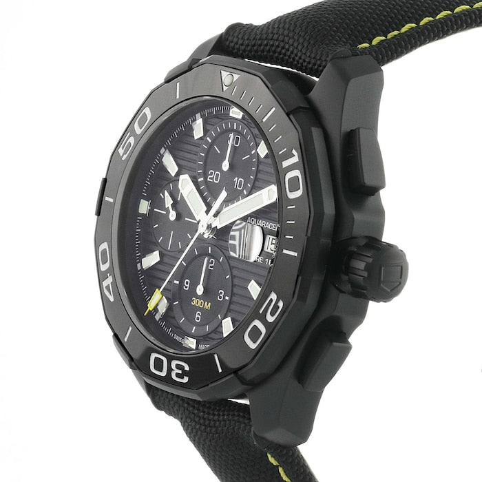 Tag Heuer Aquaracer PVD Black Dial Watch for Men - CAY218A.FC6361 Buy Now By Tag Heuer