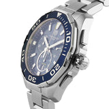 Tag Heuer Aquaracer Blue Dial SIlver Steel Strap Watch for Men - CAY111B.BA0927 Buy Now By Tag Heuer