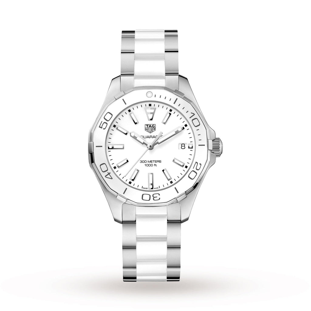Tag Heuer Aquaracer White Dial Watch for Women - WAY131B.BA0914 Buy Now By Tag Heuer