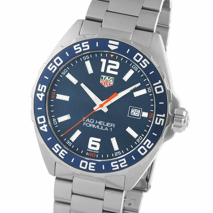 Tag Heuer Formula 1 Quartz Blue Dial Silver Steel Strap Watch for Men - WAZ1010.BA0842 Buy Now By Tag Heuer
