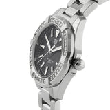 Tag Heuer Aquaracer Quartz Diamonds Black Dial Silver Steel Strap Watch for Women - WAY131P.BA0748 Buy Now By Tag Heuer