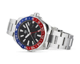 Tag Heuer Aquaracer GMT Caliber 7 Pepsi Black Dial Silver Steel Strap Watch for Men - WAY201F.BA0927 Buy Now By Tag Heuer