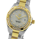 Tag Heuer Aquaracer Quartz Diamonds Mother of Pearl Dial Two Tone Steel Strap Watch for Women - WBD1423.BB0321 Buy Now By Tag Heuer