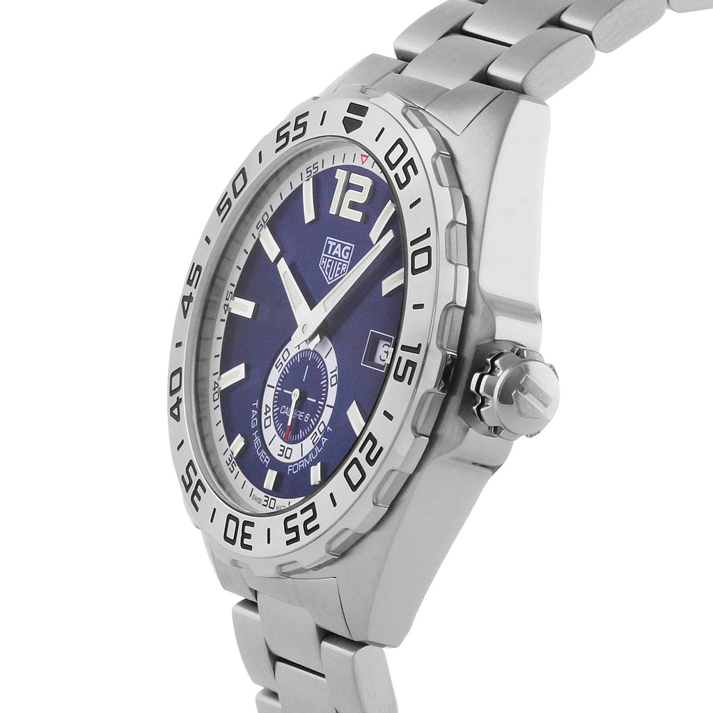 Tag Heuer Formula 1 Calibre 6 Automatic Blue Dial Silver Steel Strap Watch for Men - WAZ2014.BA0842 Buy Now By Tag Heuer