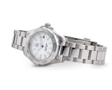 Tag Heuer Aquaracer Quartz Mother of Pearl White Dial Silver Steel Strap Watch for Women - WBD1411.BA0741 Buy Now By Tag Heuer