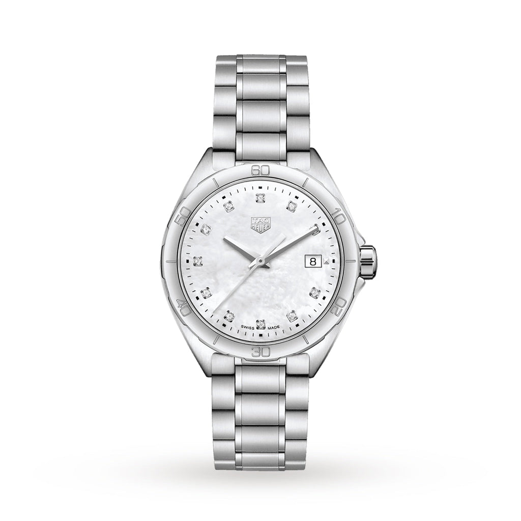 Tag Heuer Formula 1 Diamonds Mother of Pearl White Dial Watch for Women - WBJ1319.BA0666 Buy Now By Tag Heuer