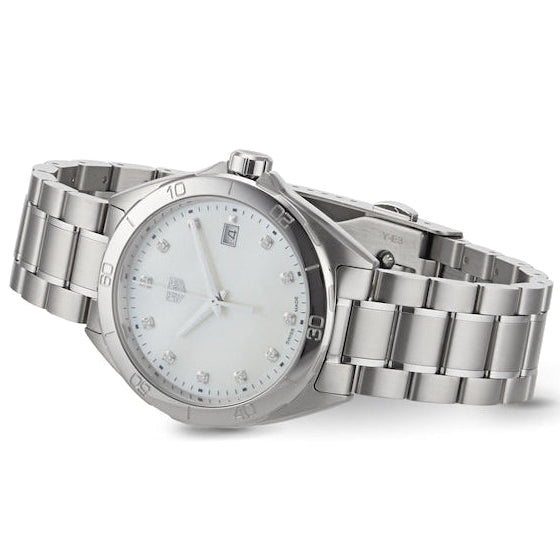 Tag Heuer Formula 1 Diamonds Mother of Pearl White Dial Watch for Women - WBJ1319.BA0666 Buy Now By Tag Heuer