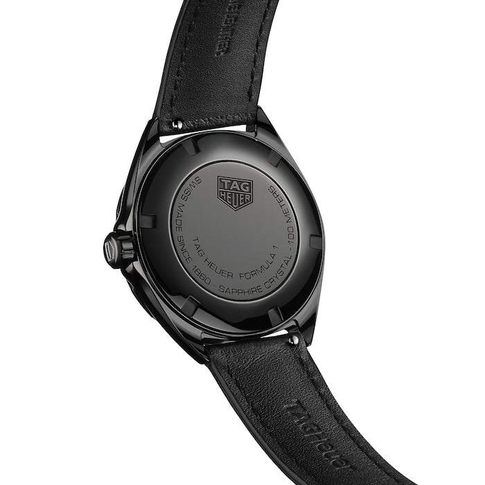 Tag Heuer Formula 1 Quartz Diamonds Black Dial Black Leather Strap Watch for Women - WBJ1317.FC8230 Buy Now By Tag Heuer