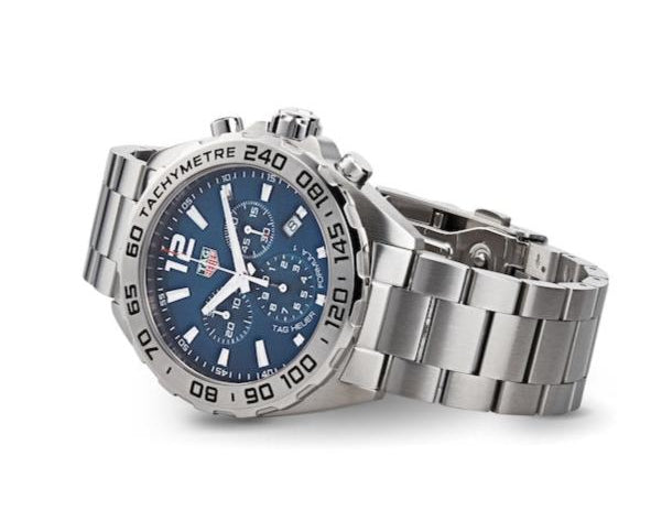 Tag Heuer Formula 1 Chronograph Blue Dial Silver Steel Strap Watch for Men - CAZ101K.BA0842 Buy Now By Tag Heuer