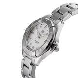 Tag Heuer Aquaracer Diamonds Mother of Pearl Dial Silver Steel Strap Watch for Women - WBD131B.BA0748 Buy Now By Tag Heuer