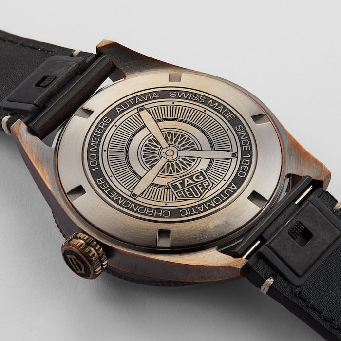 Tag Heuer Autavia Brown Dial Brown Leather Strap Watch for Men - WBE5191.FC8276 Buy Now By Tag Heuer