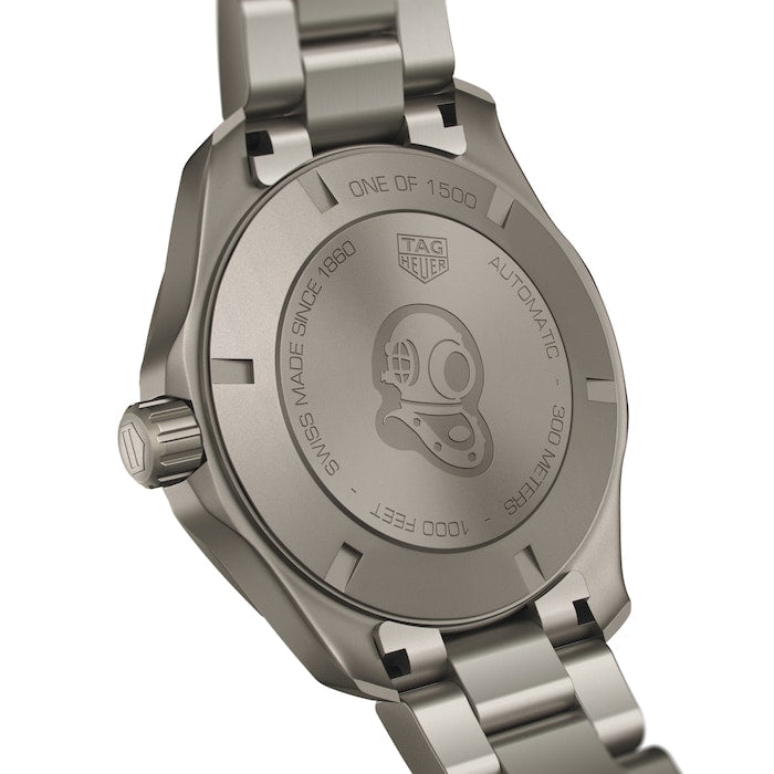 Tag Heuer Aquaracer Calibre 5 Bamford Limited Edition Black Dial Grey Steel Strap Watch for Men - WAY208C.FC6383 Buy Now By Tag Heuer