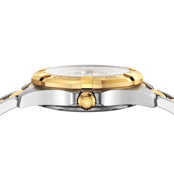 Tag Heuer Aquaracer Automatic Diamonds Silver Dial Two Tone Steel Strap Watch for Women - WBD2321.BB0320 Buy Now By Tag Heuer