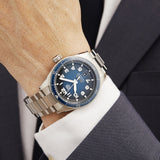 Tag Heuer Autavia Automatic Blue Dial Silver Steel Strap Watch for Men - WBE5116.EB0173 Buy Now By Tag Heuer