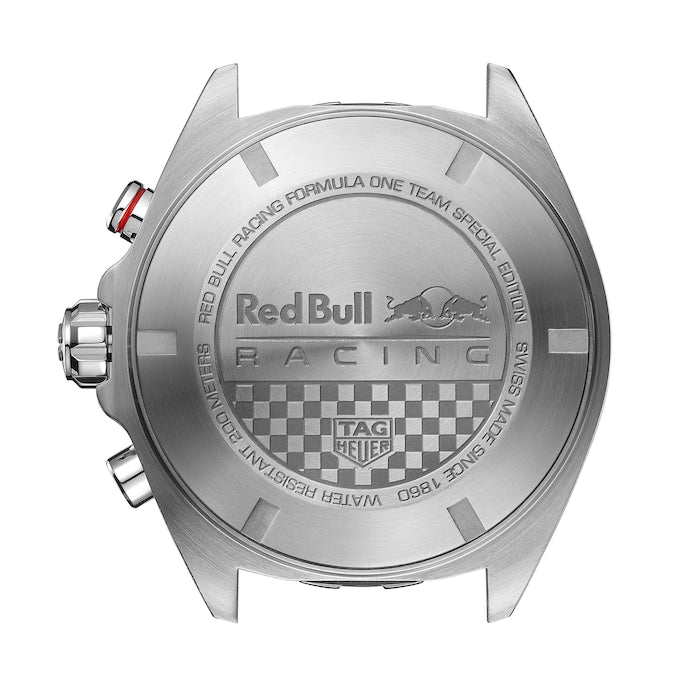 Tag Heuer Formula 1 Red Bull Racing Chronograph Blue Dial Blue Rubber Strap Watch for Men - CAZ101AL.FT8052 Buy Now By Tag Heuer