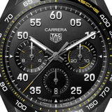Tag Heuer Carrera x Porsche Automatic Chronograph Black Dial Black Nylon Strap Watch for Men - CBN2A1H.FC6512 Buy Now By Tag Heuer