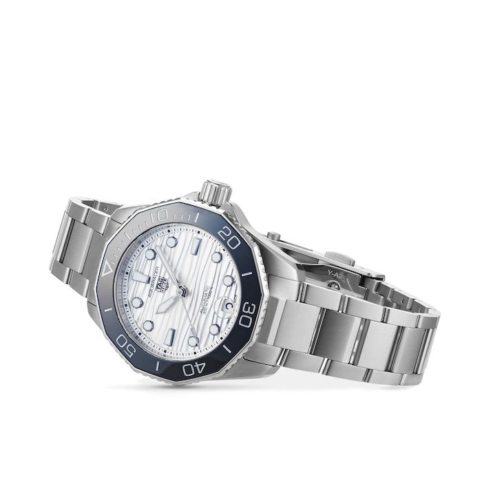 Tag Heuer Aquaracer Professional 300 Automatic White Dial Silver Steel Strap Watch for Men - WBP231C.BA0626 Buy Now By Tag Heuer